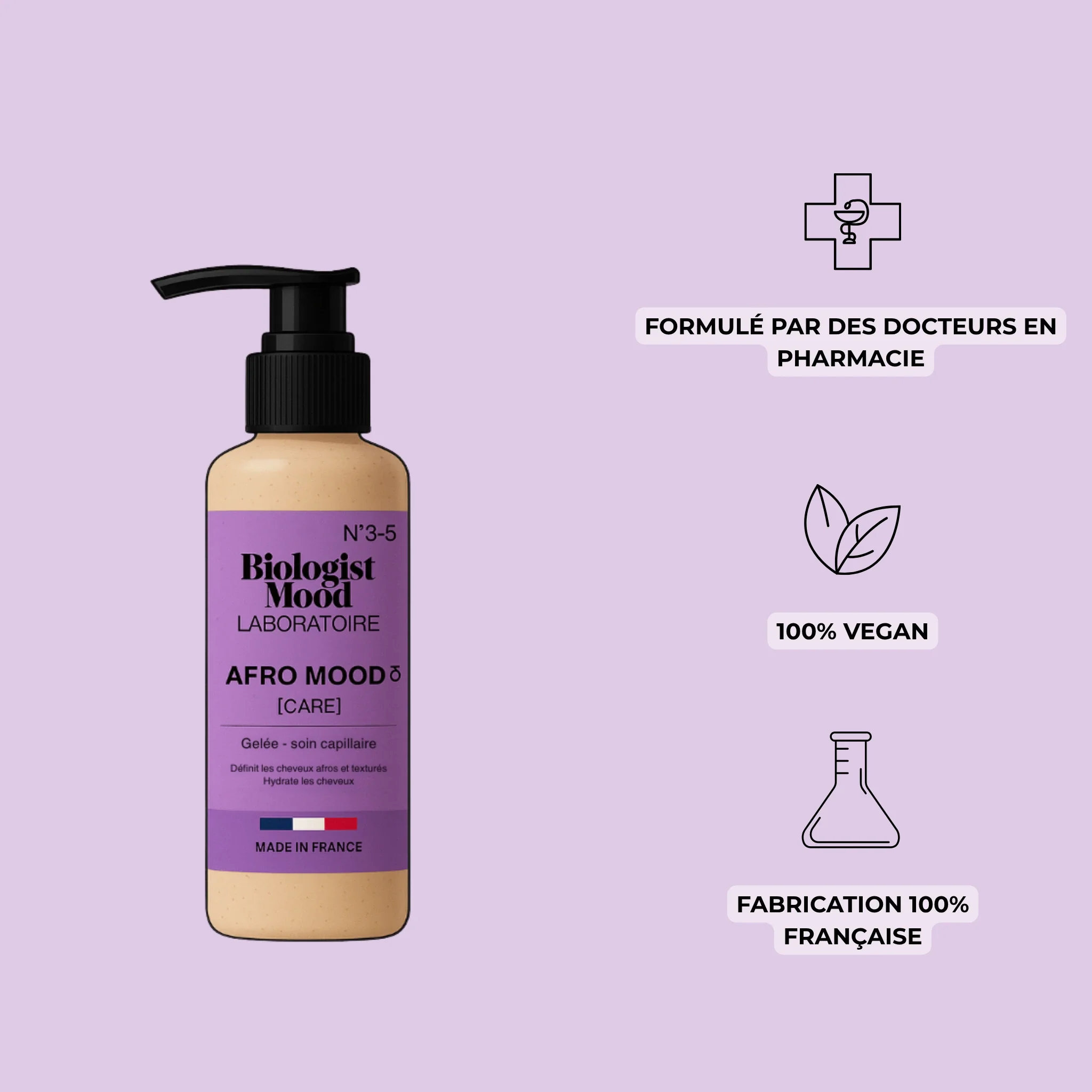 Gelée Capillaire Afro Mood -  Cheveux afro, texturés et crépus - Image 5